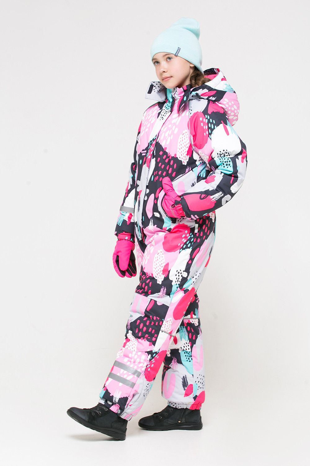 картинка Комбинезон зимний для девочки Crockid ВК 60037/н/1 ГР от магазина детских товаров ALiSa