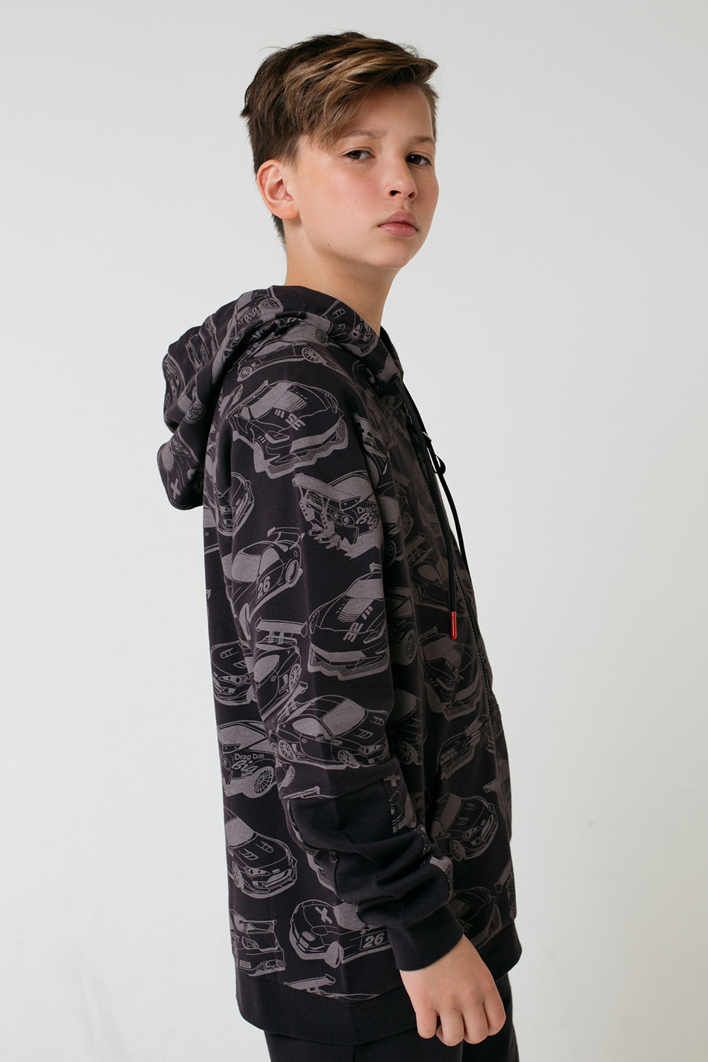 картинка Куртка для мальчика КБ 301562 угольный серый к60 от магазина детских товаров ALiSa