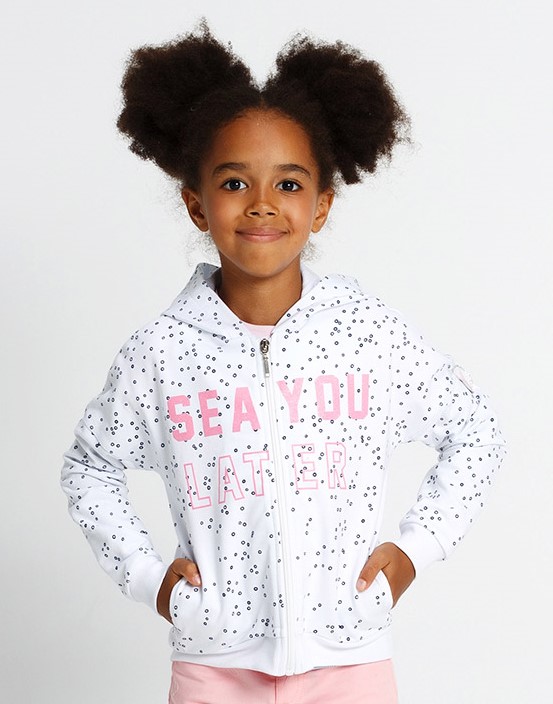 картинка Куртка для девочки Crockid КР 300436 пузырики на белом к179 от магазина детских товаров ALiSa