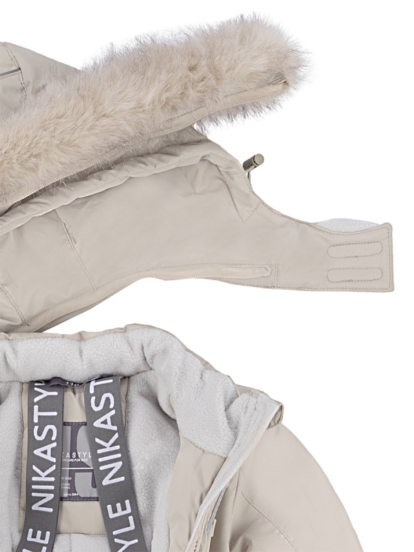 картинка Комбинезон зимний для девочки NIKASTYLE 8з6424 з24 Беж от магазина детских товаров ALiSa