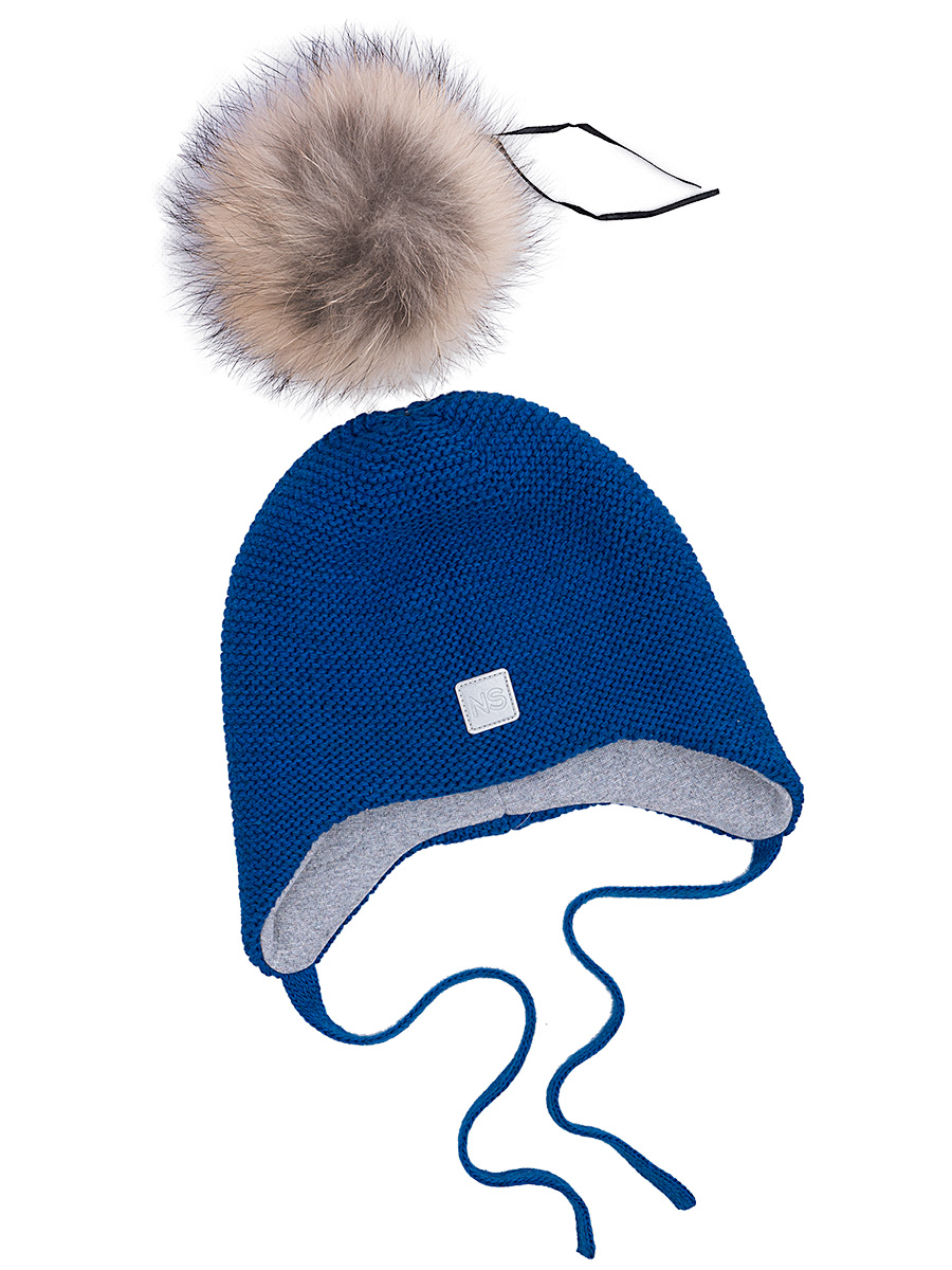 картинка Шапка утепленная для мальчика NIKASTYLE 11з10123 ультрамарин от магазина детских товаров ALiSa