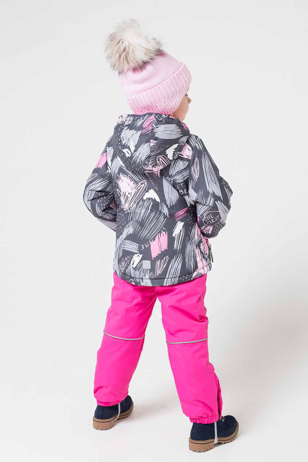 картинка Куртка зимняя для девочки Crockid ВК 38033/н/1 ГР от магазина детских товаров ALiSa