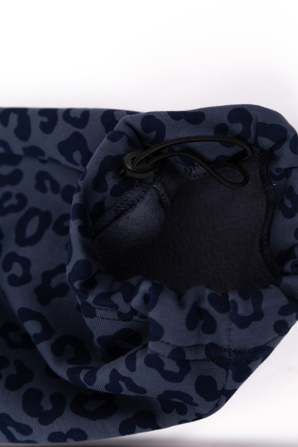 картинка Комплект для девочки Baby Boom КД534/1-Ф Леопард тёмно-синий от магазина детских товаров ALiSa