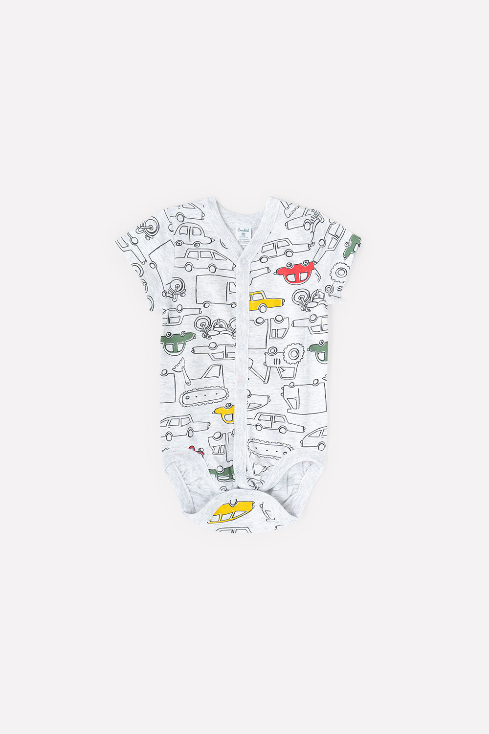 картинка Полукомбинезон для мальчика Crockid К 6216 машинки на меланже от магазина детских товаров ALiSa