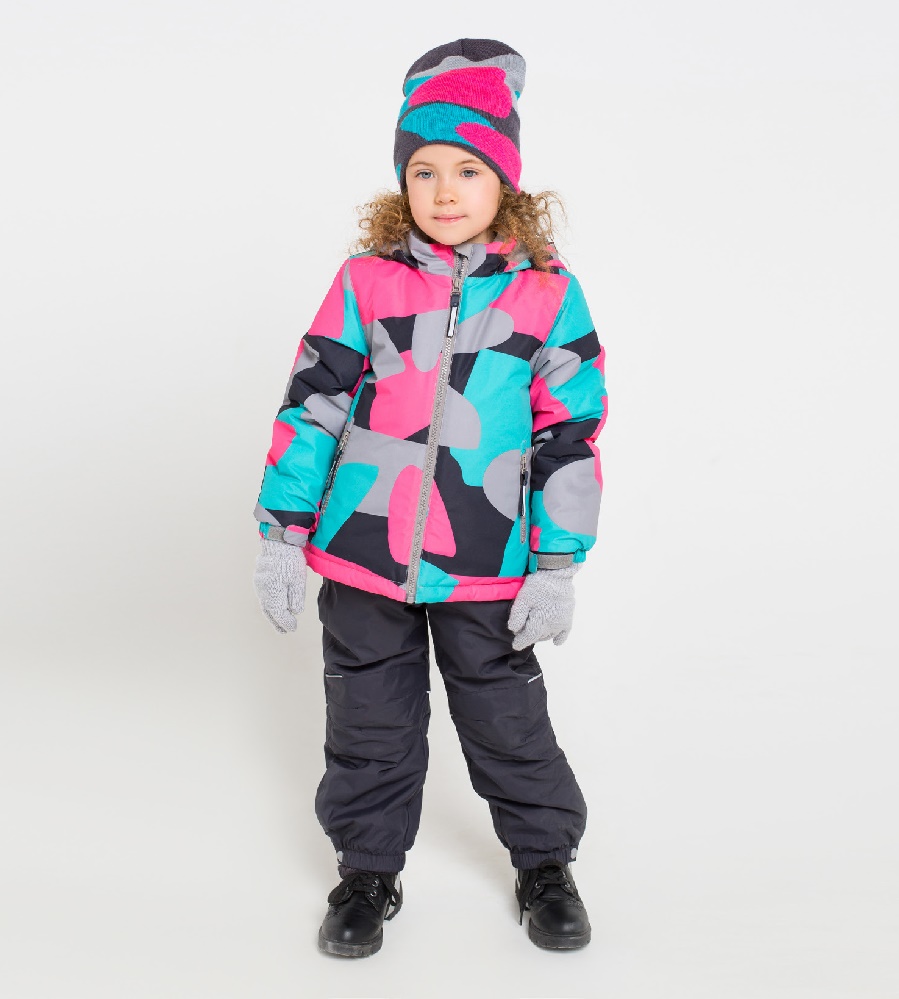 картинка Куртка зимния для девочки Crockid ВК 20045/н/3 БЮ от магазина детских товаров ALiSa