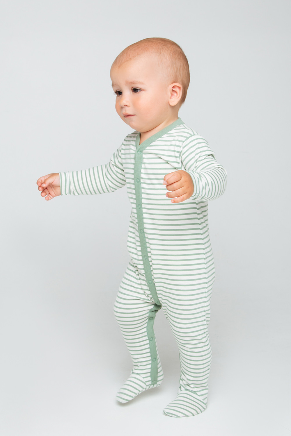 картинка Комбинезон для мальчика Crockid К 6164 милитари полоска от магазина детских товаров ALiSa