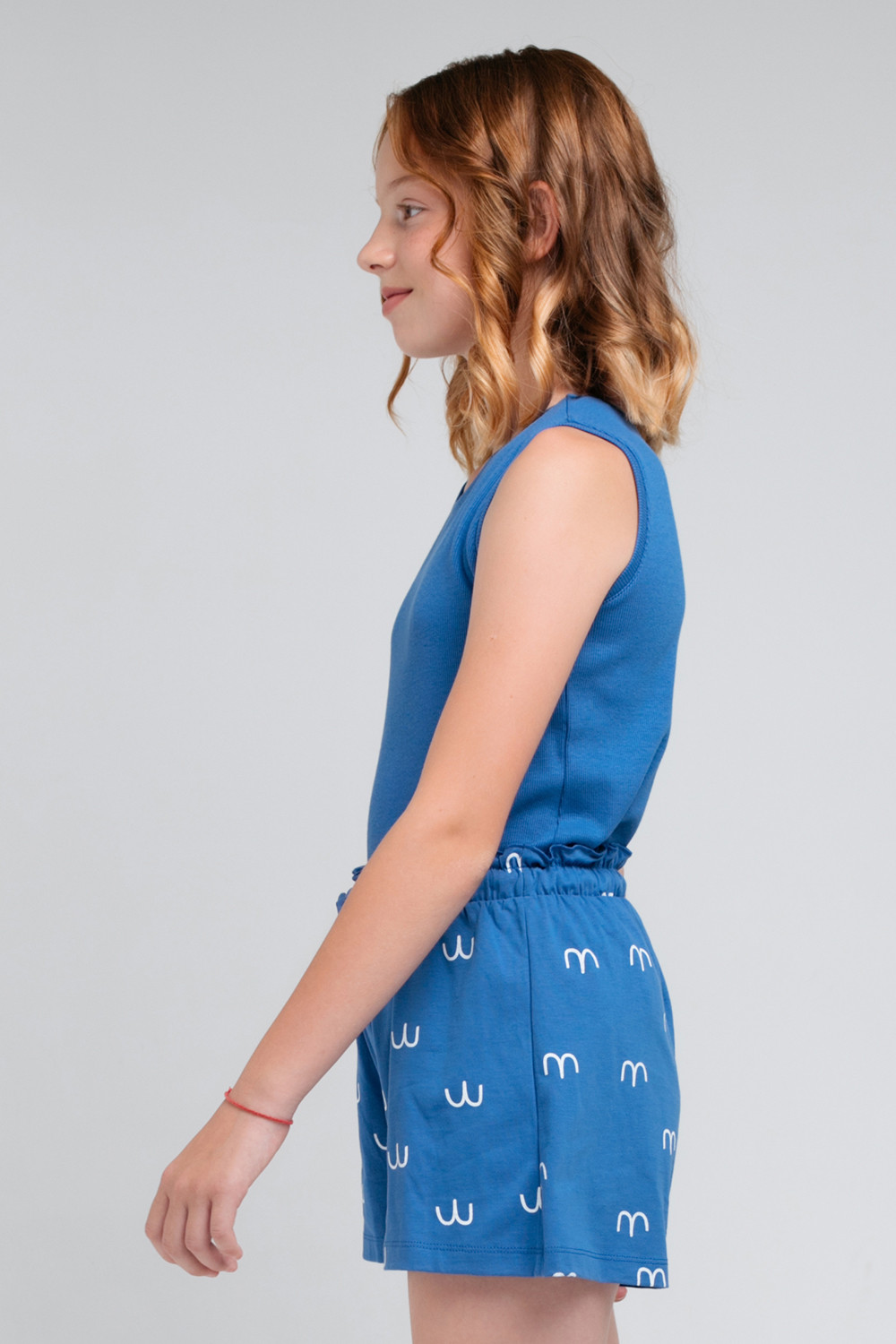 картинка Майка для девочки КБ 301698 синий к71 от магазина детских товаров ALiSa