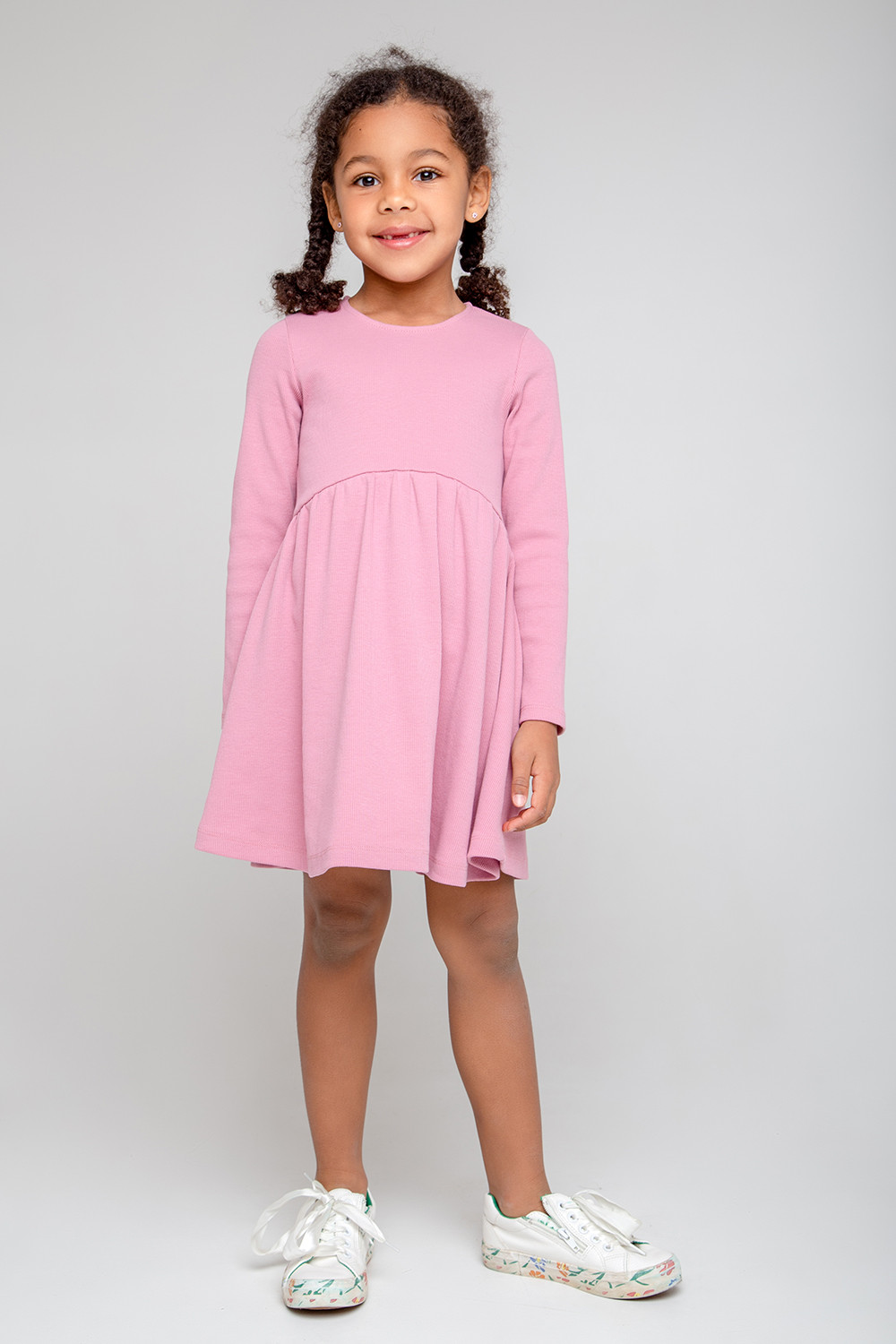 картинка Платье для девочки Crockid КР 5778 пепельная роза к355 от магазина детских товаров ALiSa
