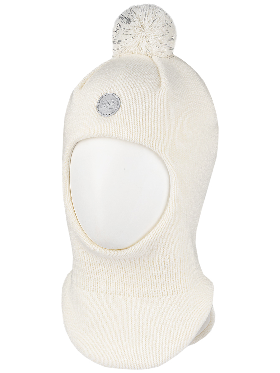 картинка Балаклава утепленная для девочки NIKASTYLE 10з15224 Молоко от магазина детских товаров ALiSa