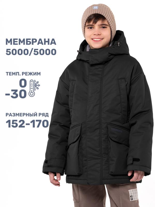 картинка Куртка зимняя для мальчика NIKASTYLE 4з4124 Черный от магазина детских товаров ALiSa