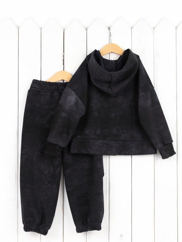 картинка Комплект для мальчика Baby Boom КД537/4-Ф Тай-дай чёрный Б118 от магазина детских товаров ALiSa