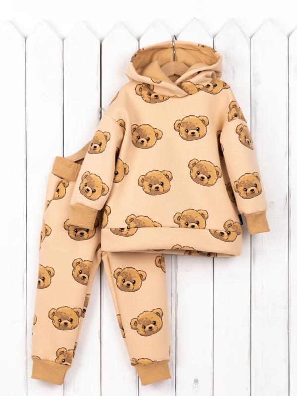 картинка Комплект детский Baby Boom КД531/1-Ф Мишки на бежевом от магазина детских товаров ALiSa