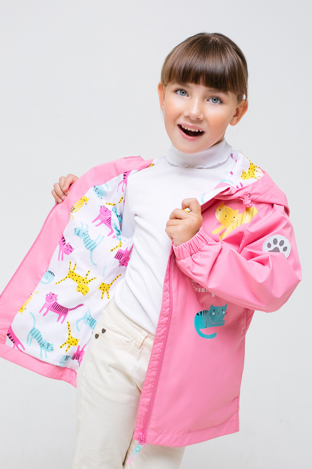 картинка Ветровка для девочки Crockid ВК 32098/2 ГР от магазина детских товаров ALiSa