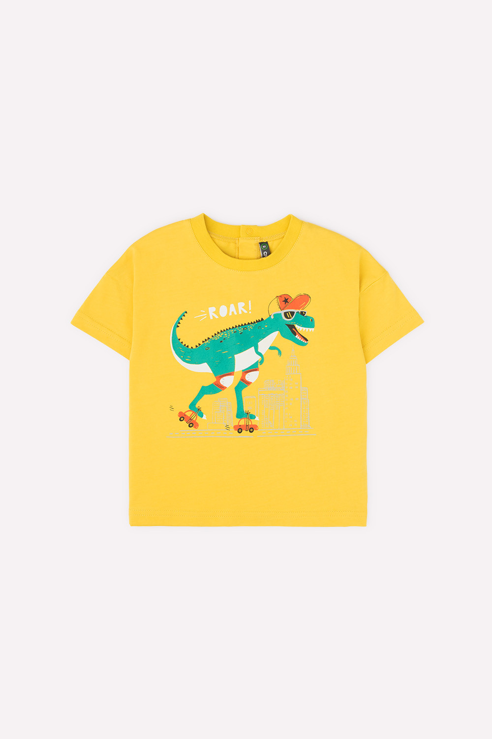 картинка Футболка для мальчика Crockid КР 301454 светлая горчица к298 от магазина детских товаров ALiSa