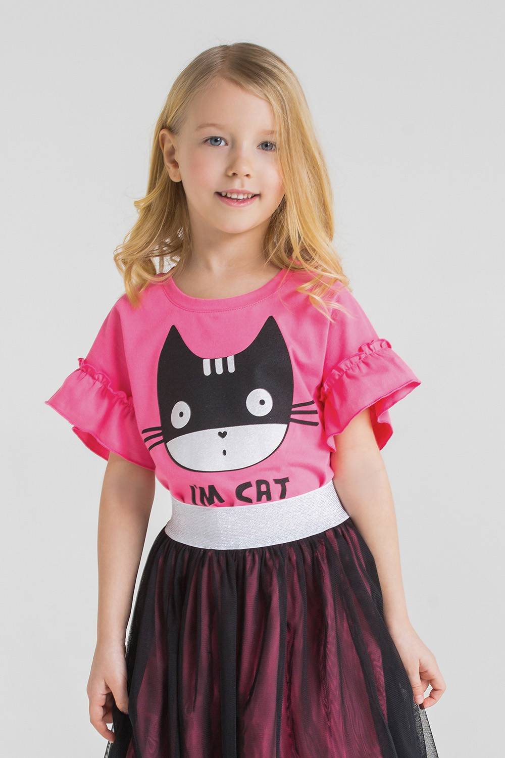 картинка Футболка для девочки Crockid КР 300751 ярко-розовый к215 от магазина детских товаров ALiSa