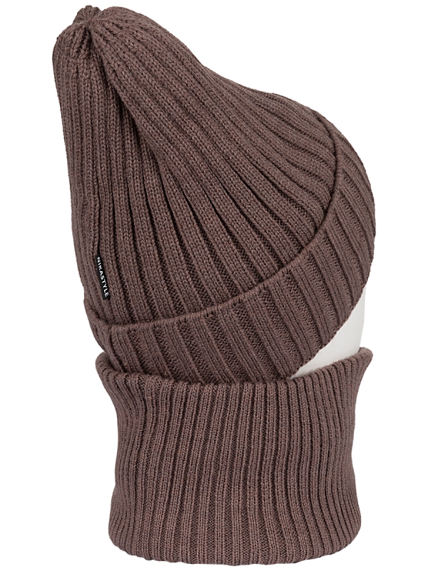 картинка Комплект шапка снуд для девочки NIKASTYLE 12з16424 Кофе от магазина детских товаров ALiSa