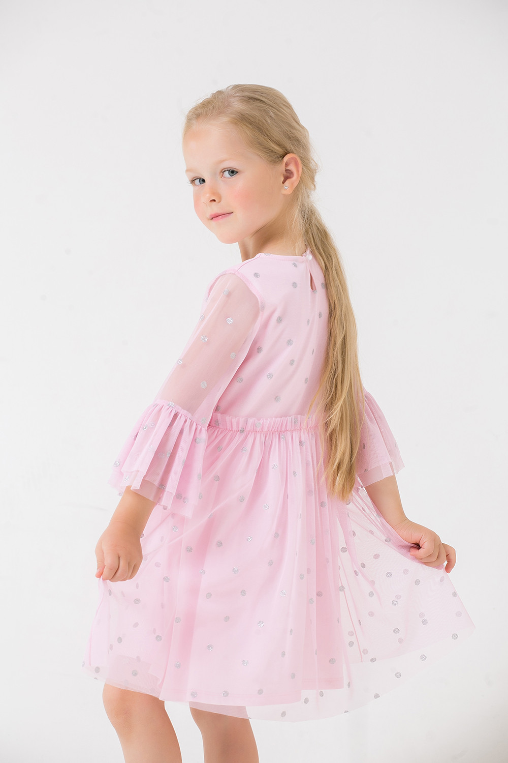 картинка Платье для девочки Crockid К 5664 нежно-розовый от магазина детских товаров ALiSa