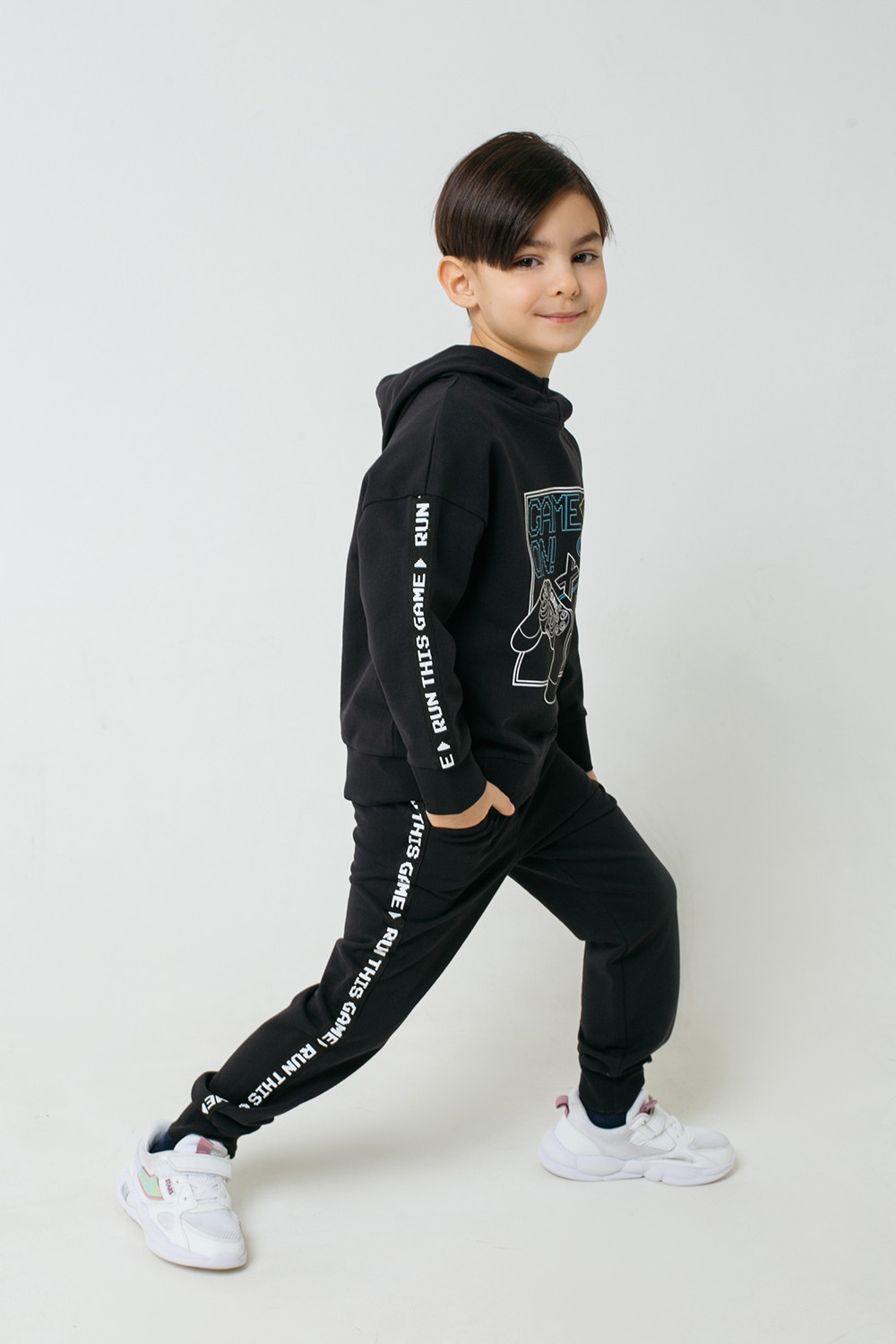 картинка Джемпер для мальчика Crockid К 301396 черный к1271 от магазина детских товаров ALiSa