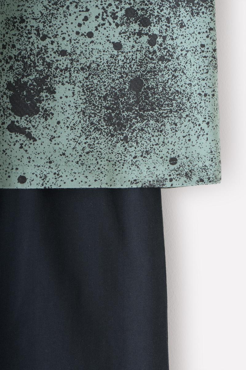 картинка Пижама для мальчика КБ 2812 полынь, темная ежевика от магазина детских товаров ALiSa