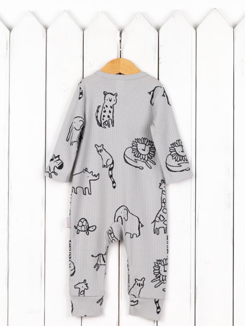 картинка Комбинезон для мальчика Baby Boom BB К383/2-К Сафари на сером я736 от магазина детских товаров ALiSa