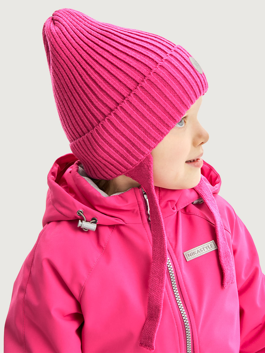 картинка Шапка для девочки NIKASTYLE 11м10425 Фуксия от магазина детских товаров ALiSa