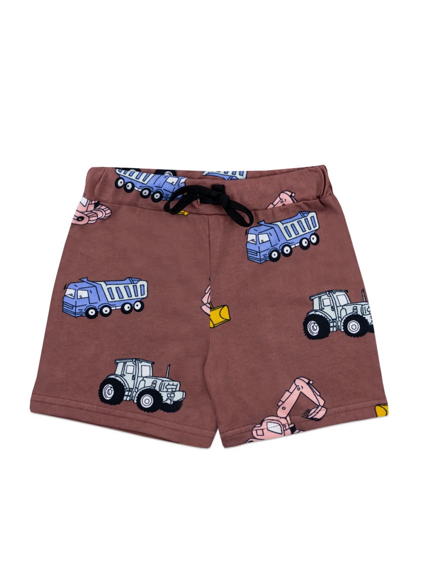 картинка Шорты для мальчика Youlala 0613102606 Коричневый автотранспорт от магазина детских товаров ALiSa