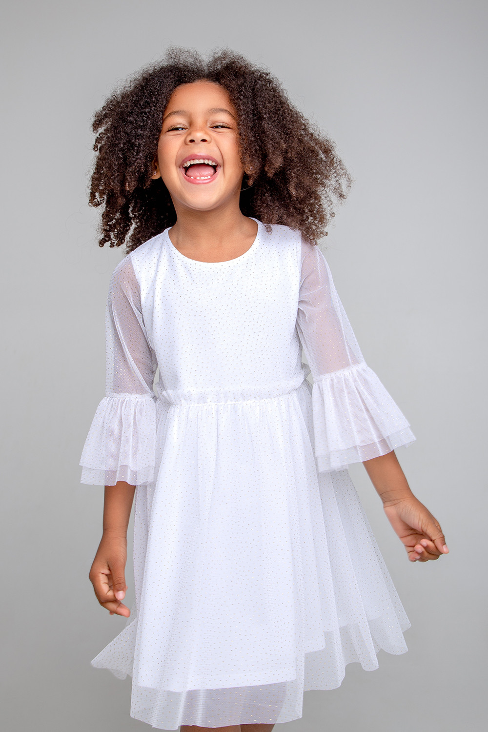 картинка Платье для девочки Crockid К 5579/2 белый от магазина детских товаров ALiSa