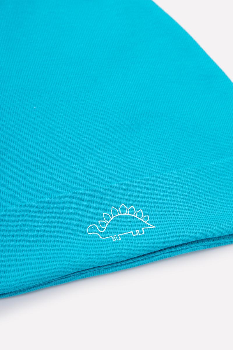 картинка Шапка для мальчика Crockid К 8135 сочная бирюза (цветные динозавры) от магазина детских товаров ALiSa