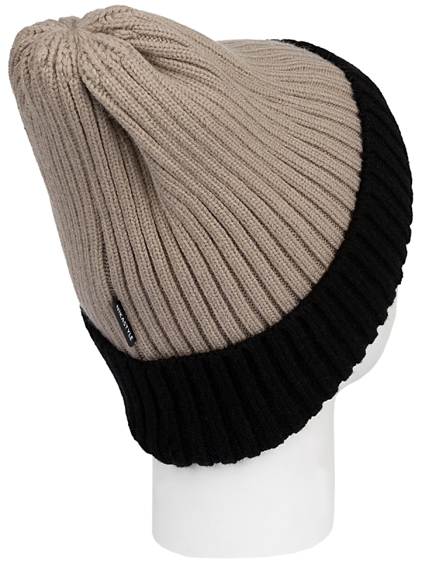 картинка Шапка зимняя для мальчика NIKASTYLE 11з16124 Беж от магазина детских товаров ALiSa