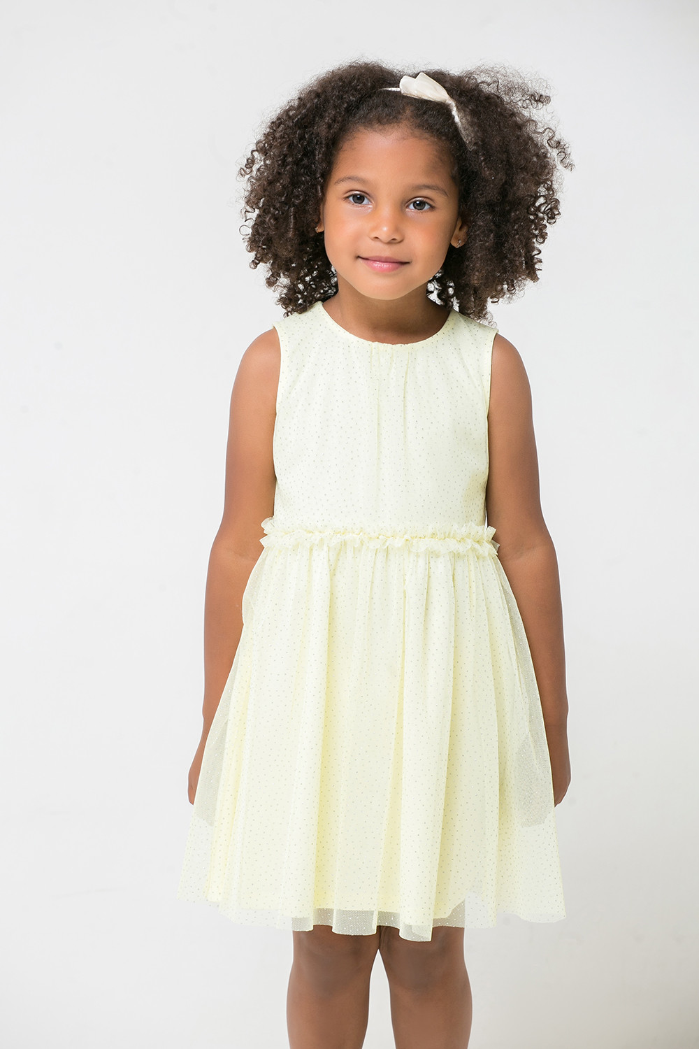 картинка Платье для девочки Crockid КР 5674 бледно-лимонный к279 от магазина детских товаров ALiSa