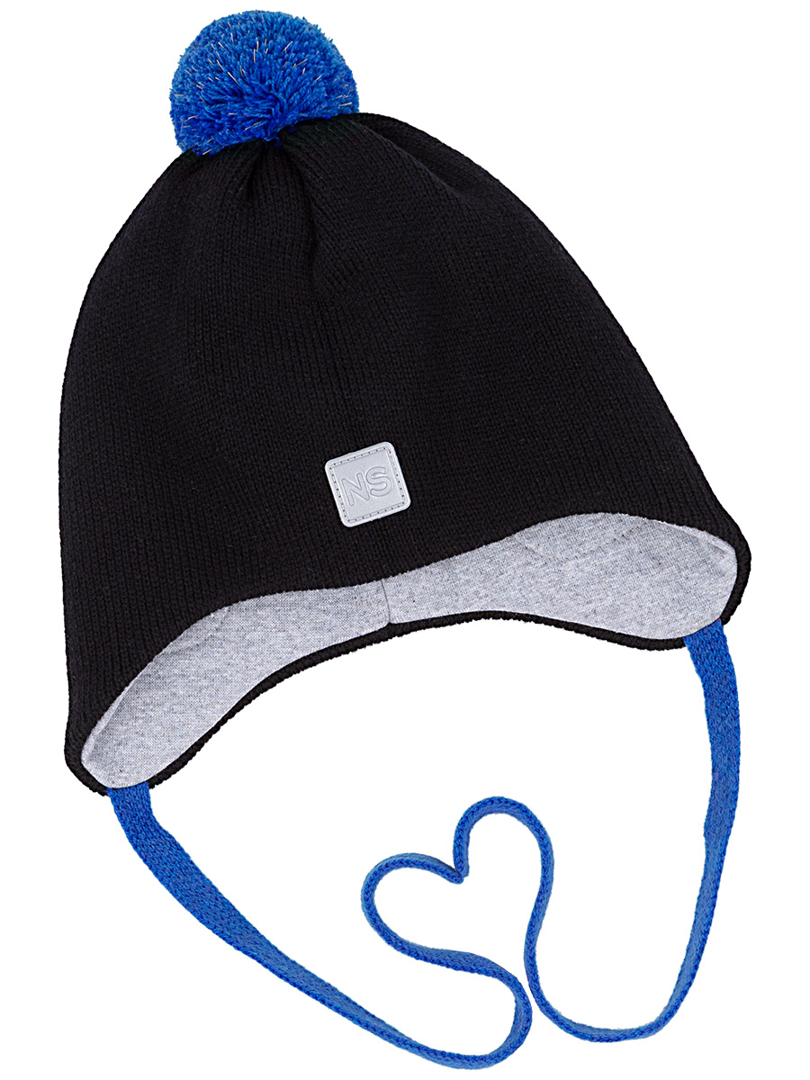 картинка Шапка утепленная для мальчика NIKASTYLE 11з13123 черный от магазина детских товаров ALiSa