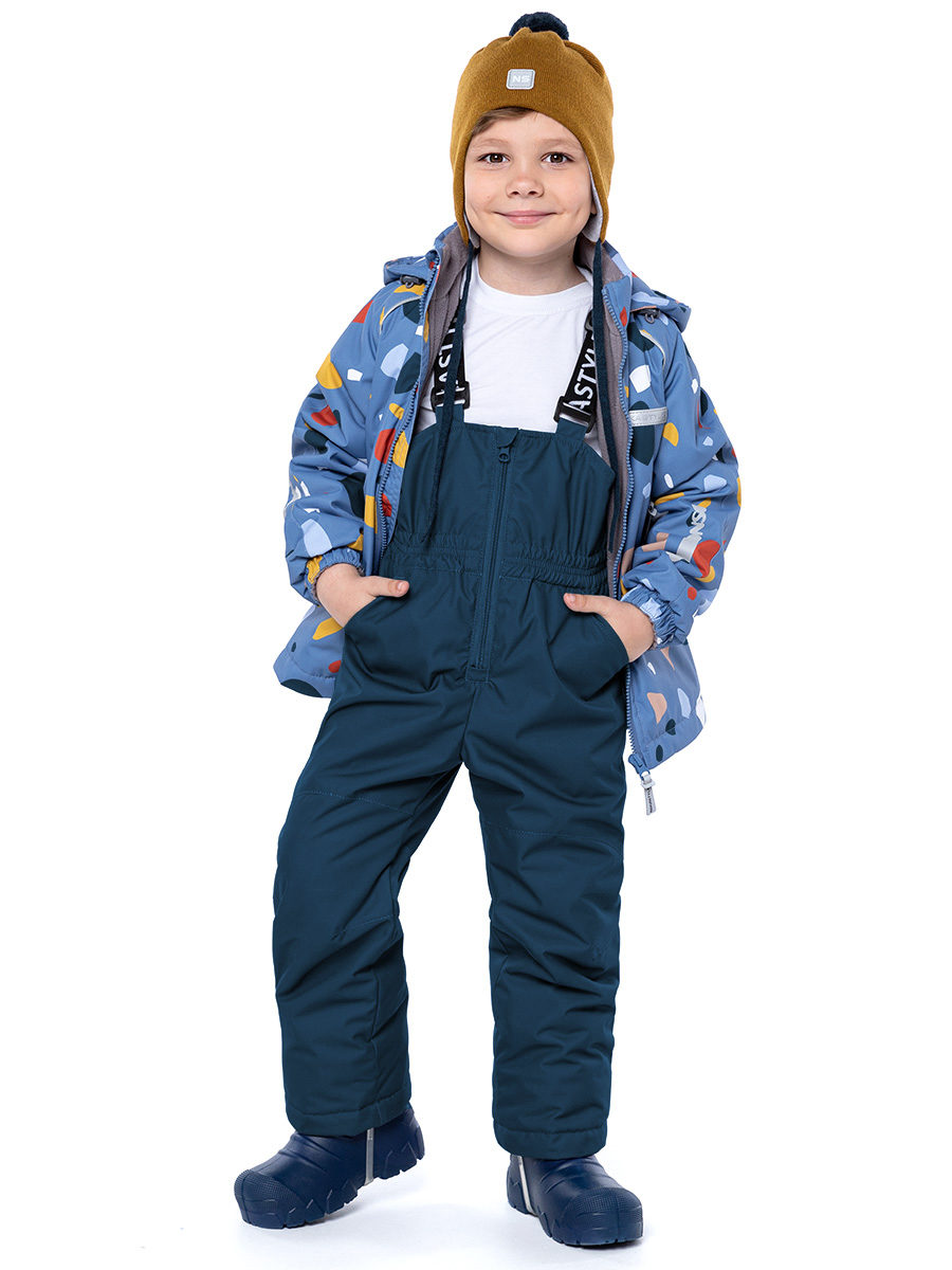 картинка Комплект утепленный для мальчика NIKASTYLE 7м0324 джинс океан от магазина детских товаров ALiSa