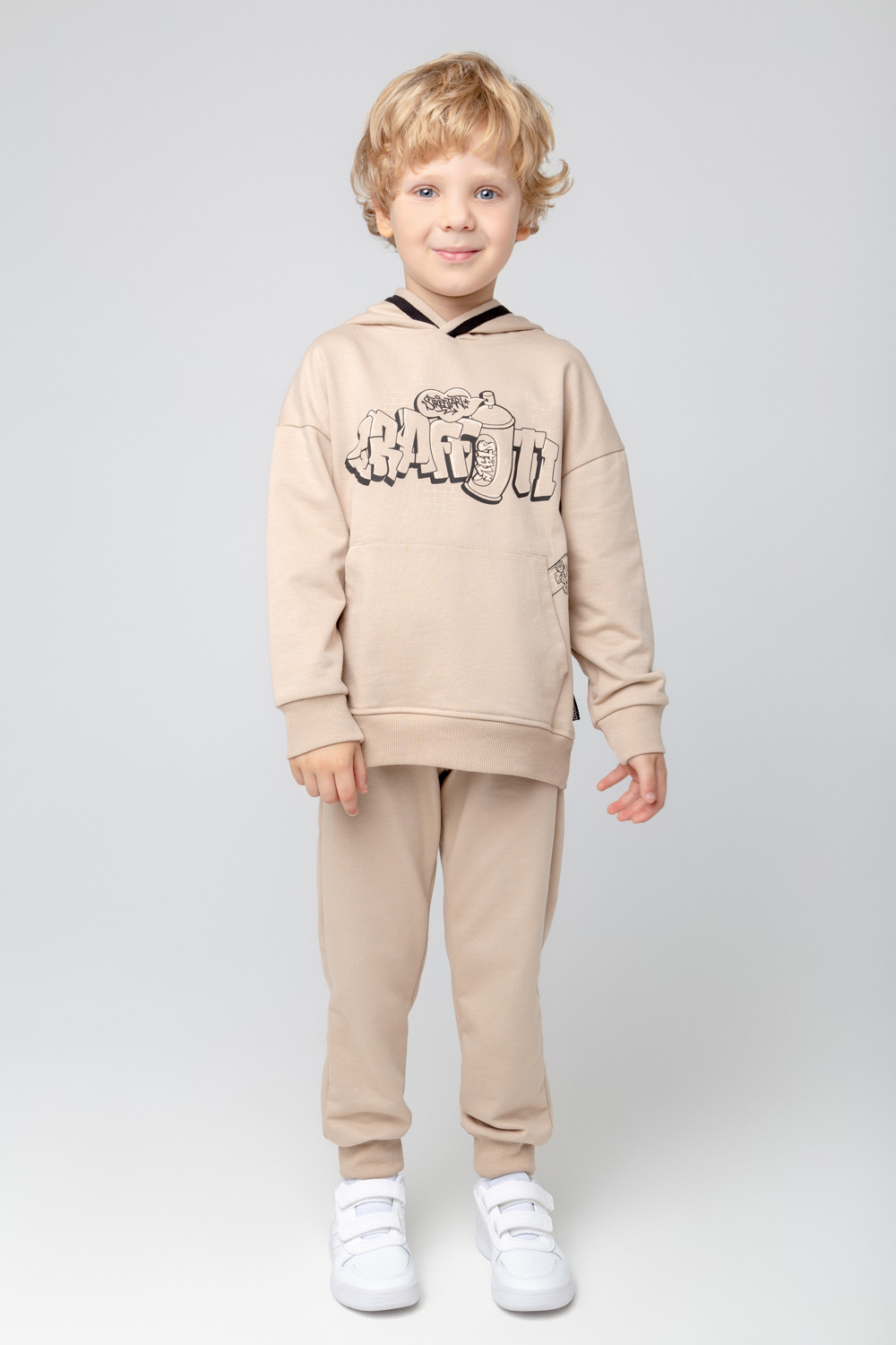 картинка Брюки для мальчика Crockid КР 400509 темно-бежевый к360 от магазина детских товаров ALiSa