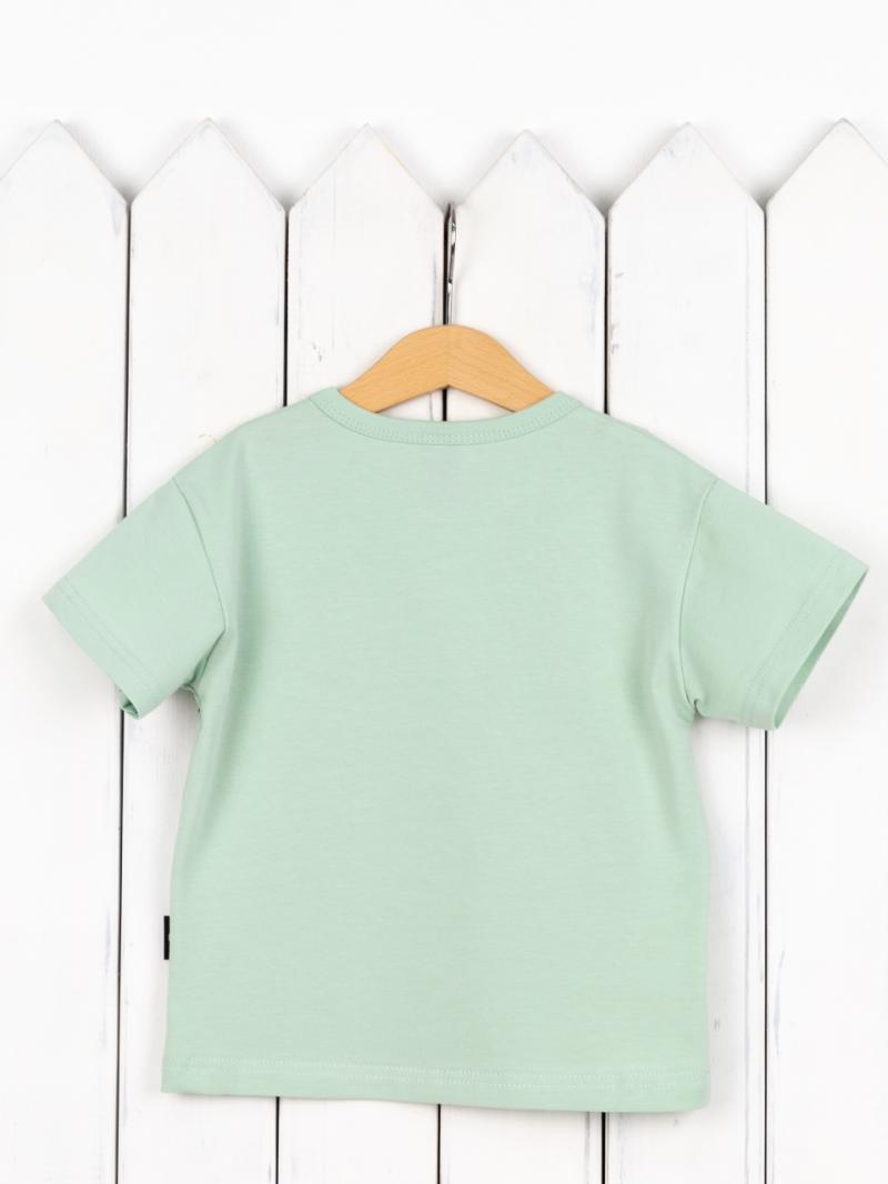 картинка Футболка для девочки Baby Boom Ф106/4-К Серебристая мята Б117 от магазина детских товаров ALiSa