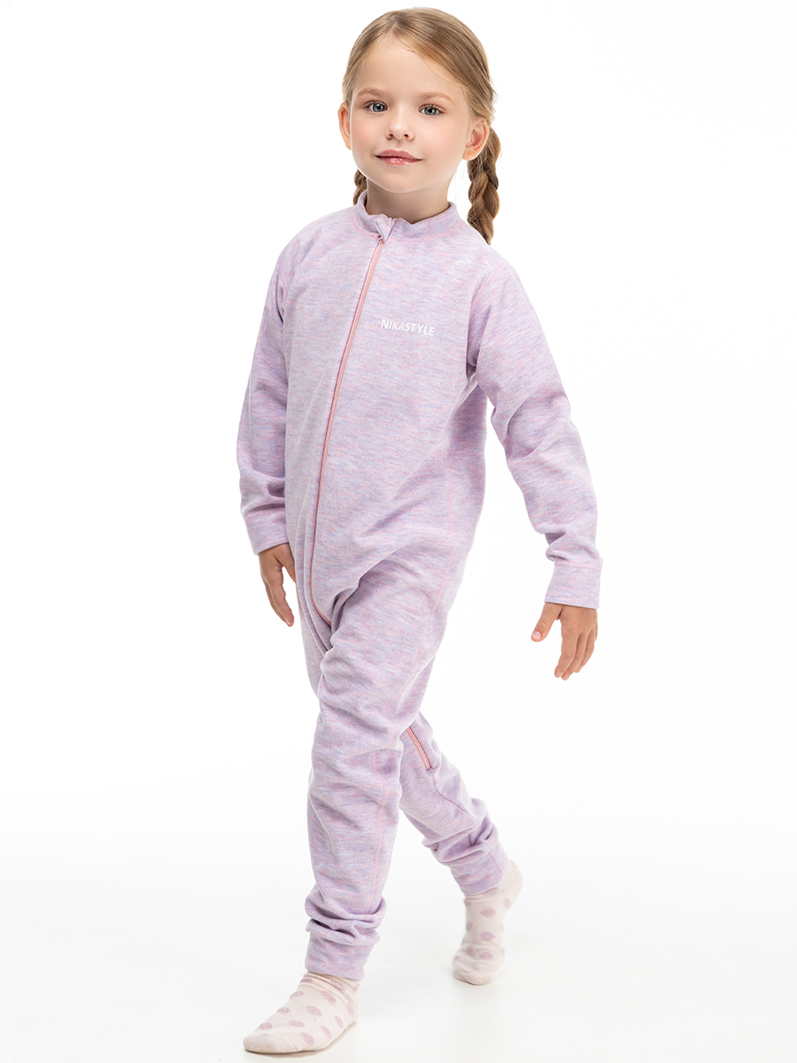 картинка Комбинезон термобелье для девочки NIKASTYLE 8т10524 Розовый туман от магазина детских товаров ALiSa