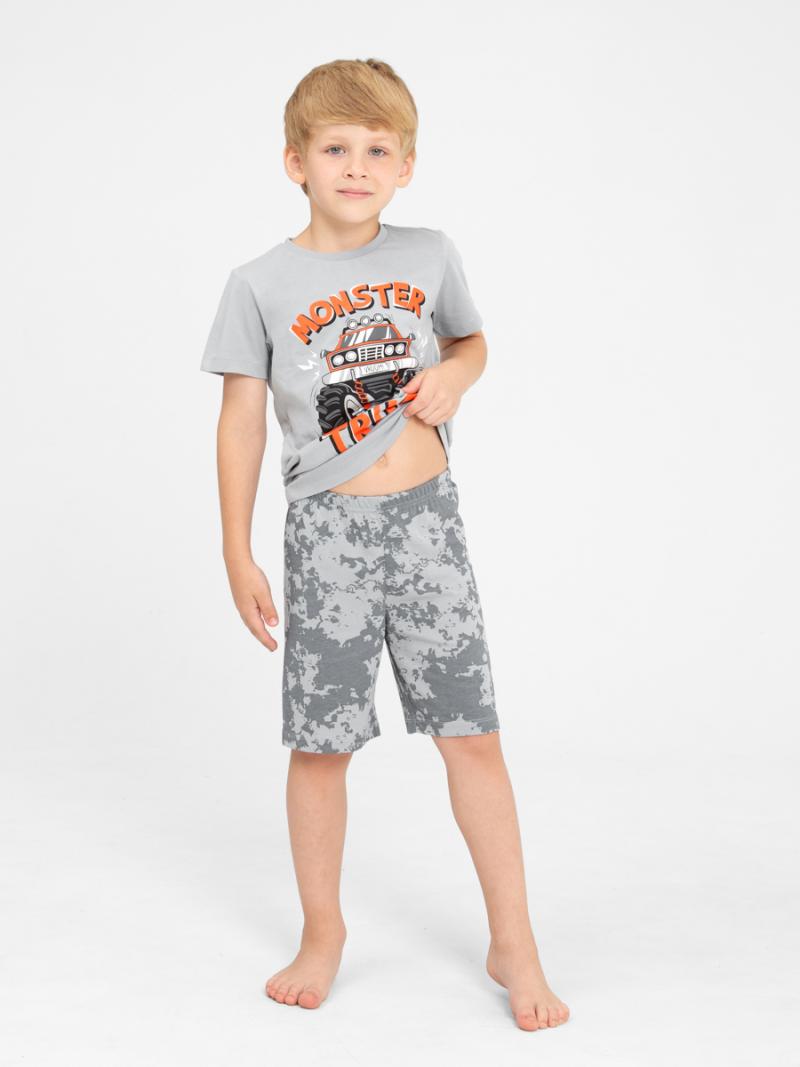 картинка Пижама для мальчика CWKB 50134-23 Серый от магазина детских товаров ALiSa