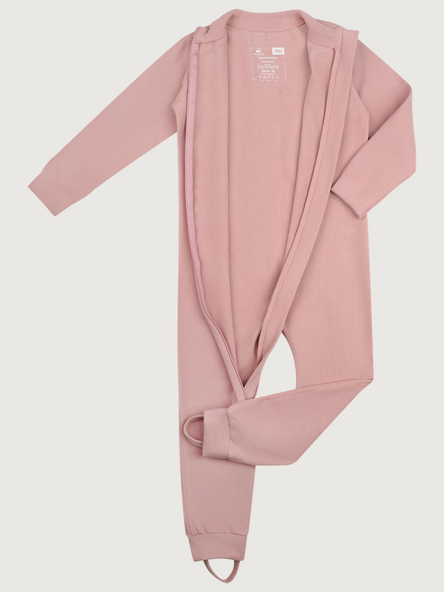 картинка Комбинезон флисовый для девочки NIKASTYLE 8т19025 Розовый от магазина детских товаров ALiSa