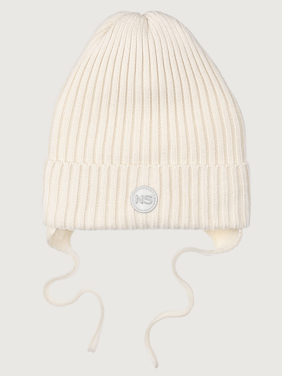 картинка Шапка для девочки NIKASTYLE 11м10425 Молоко от магазина детских товаров ALiSa