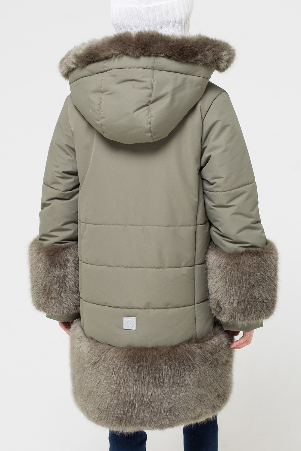картинка Пальто зимнее для девочки Crockid ВК 38035/3 ГР от магазина детских товаров ALiSa