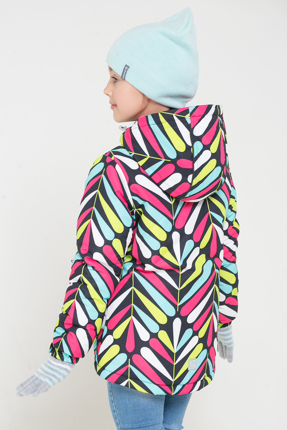 картинка Куртка зимняя для девочки Crockid ВК 38045/н/2 ГР от магазина детских товаров ALiSa
