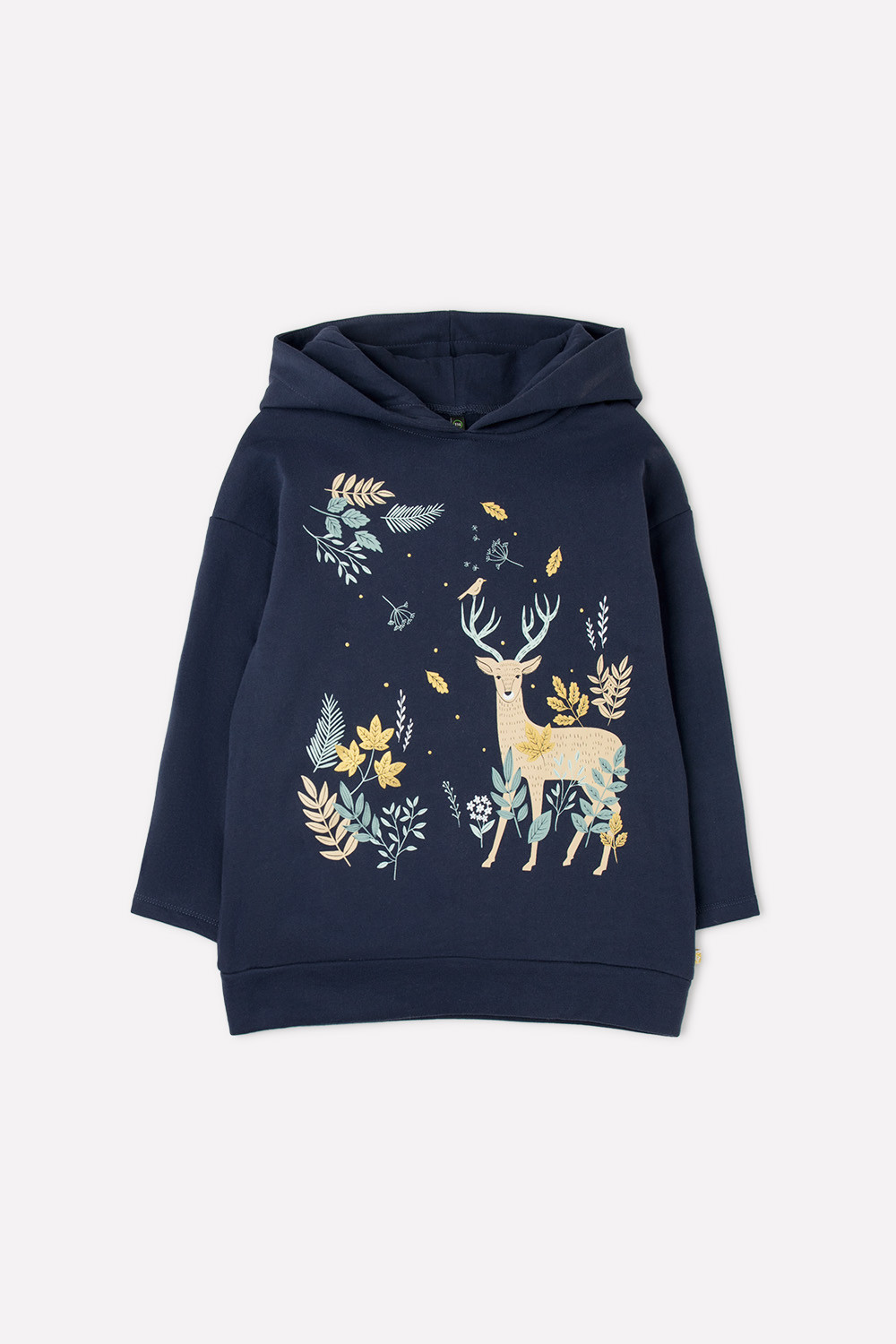 картинка Джемпер удлиненный для девочки Crockid КР 301512 индиго к307 от магазина детских товаров ALiSa