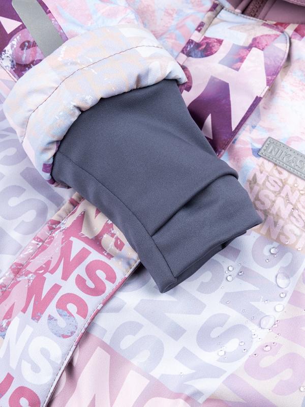 картинка Комбинезон зимний для девочки NIKASTYLE 8з2424 з24 Бежевый орхидея от магазина детских товаров ALiSa