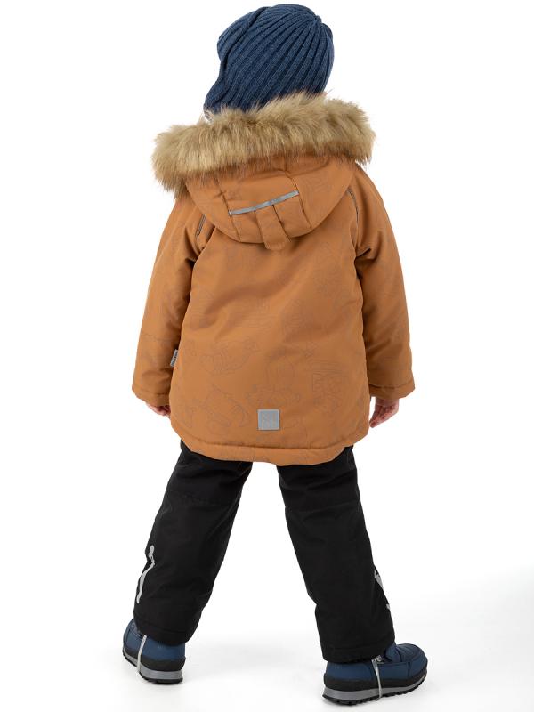 картинка Комплект зимний для мальчика NIKASTYLE 7з0324 Кэмел черный от магазина детских товаров ALiSa