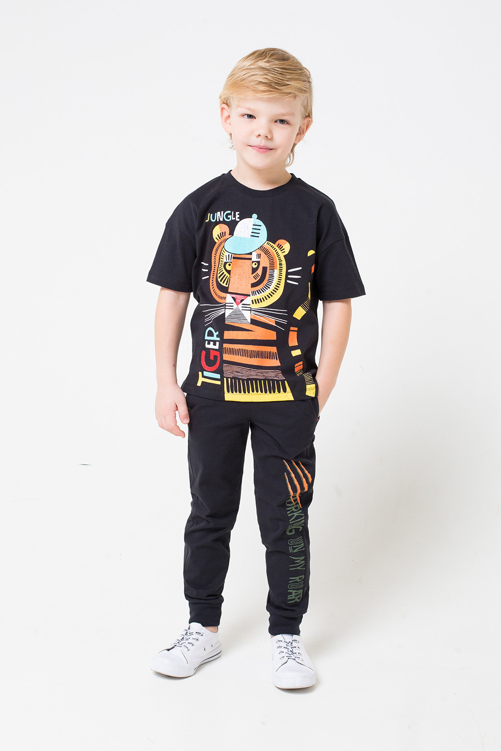 картинка Брюки для мальчика К 4818 черный к1243 от магазина детских товаров ALiSa