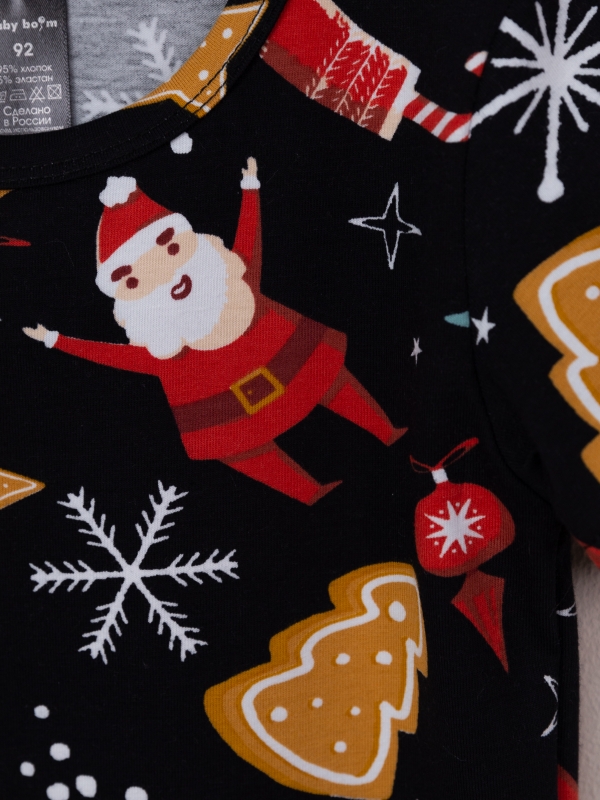 картинка Футболка Baby Boom Ф57/4-К Новогодняя вечеринка от магазина детских товаров ALiSa