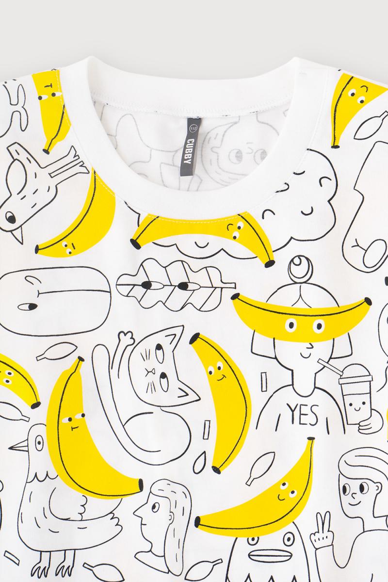 картинка Футболка для девочки КБ 301817 сахар к69 от магазина детских товаров ALiSa