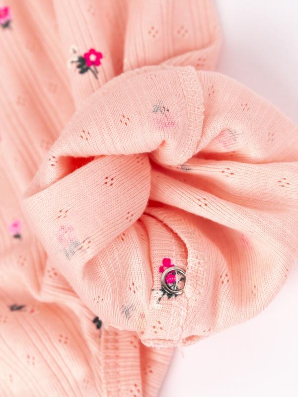 картинка Комбинезон для девочки Baby Boom К398/1-Р Цветочки на пудре от магазина детских товаров ALiSa