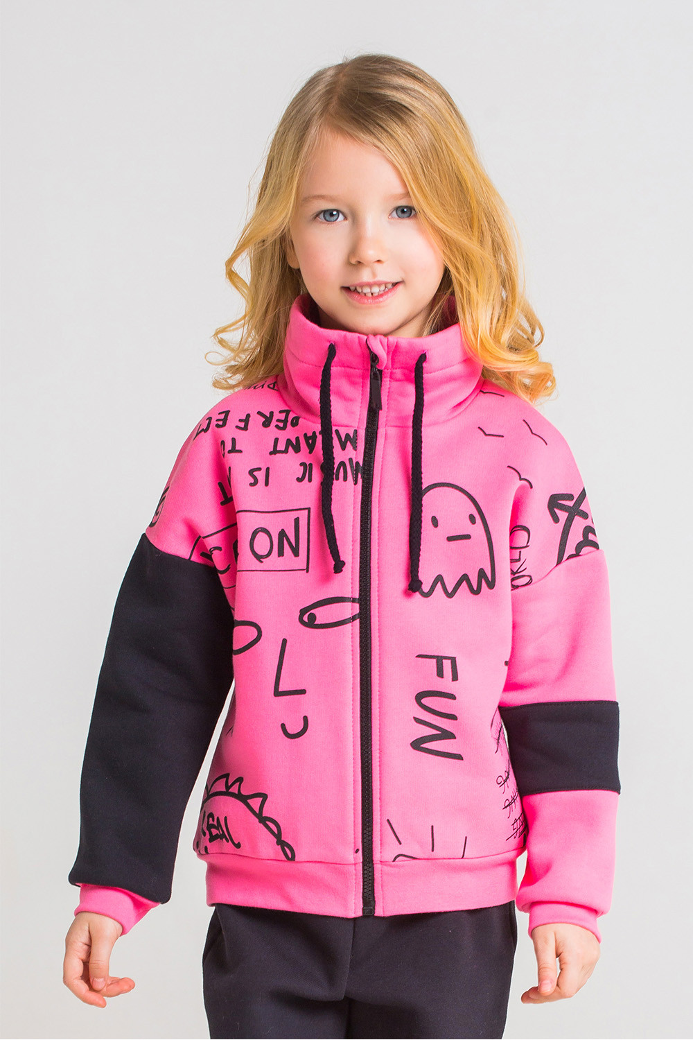 картинка Куртка для девочки Crockid КР 300818 ярко-розовый к230 от магазина детских товаров ALiSa