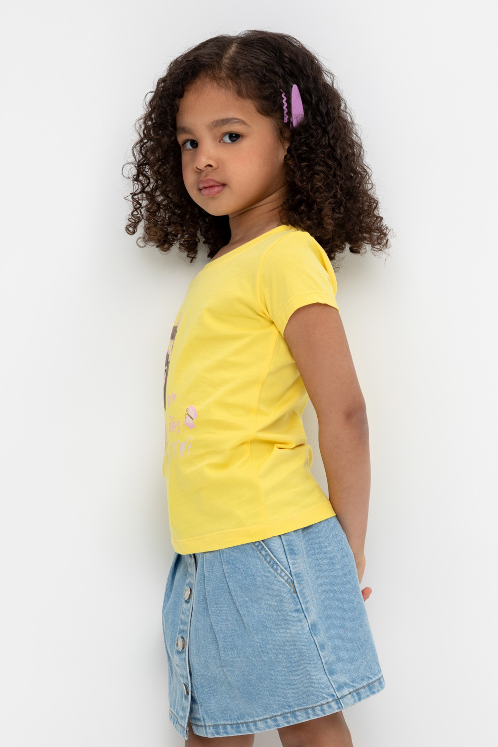картинка Футболка для девочки Crockid К 301968 желтый от магазина детских товаров ALiSa