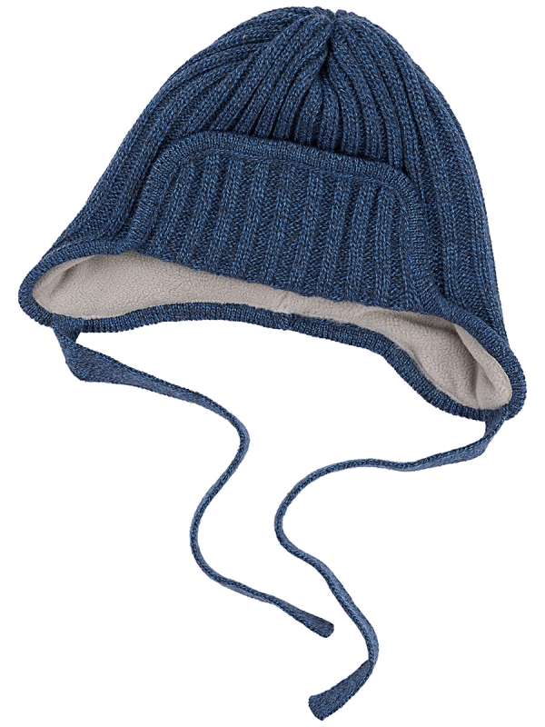 картинка Шапка ушанка утепленная для мальчика NIKASTYLE 11з15924 Джинсовый от магазина детских товаров ALiSa